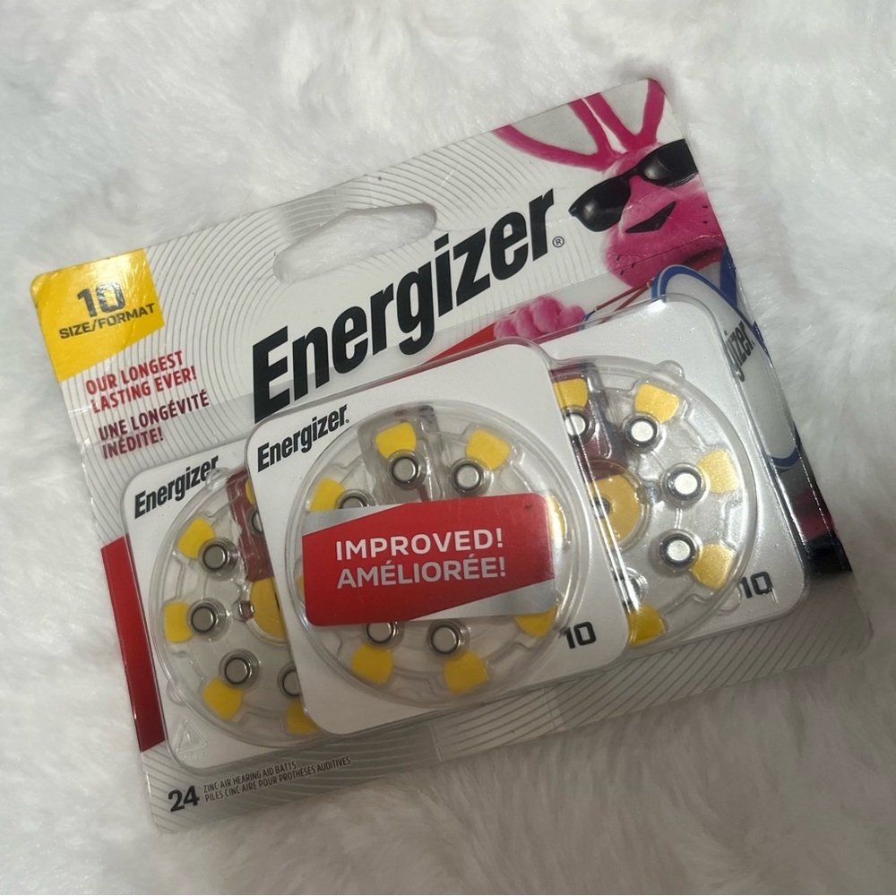 Energizer Hearing Aid Batteries, EZ Turn & Lock (Battery), Size 10 (24 Count)